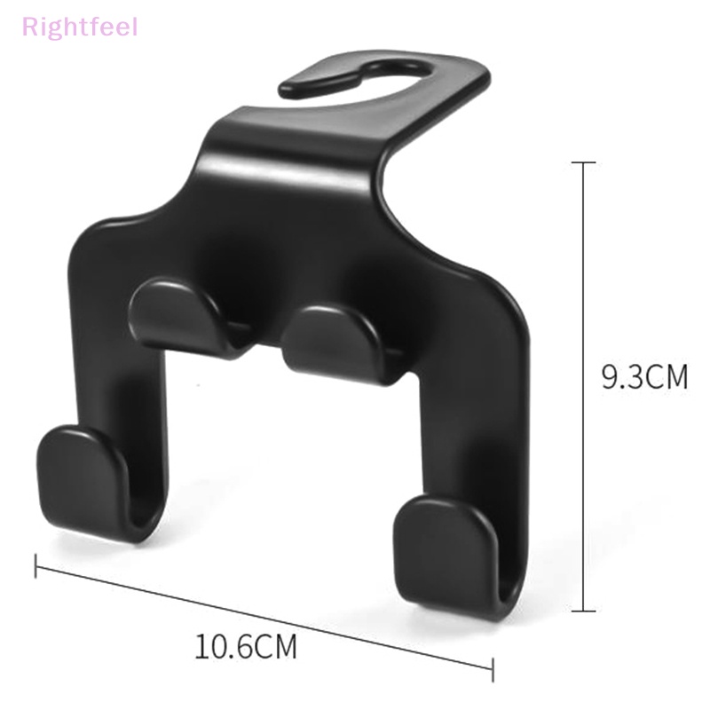 Móc Treo Đồ Gắn Ghế Ngồi Xe Hơi / Túi Xách Màu Đen Thông Dụng