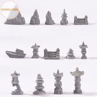 Mô Hình Tháp Đá mini Dùng Trang Trí Sân Vườn vn