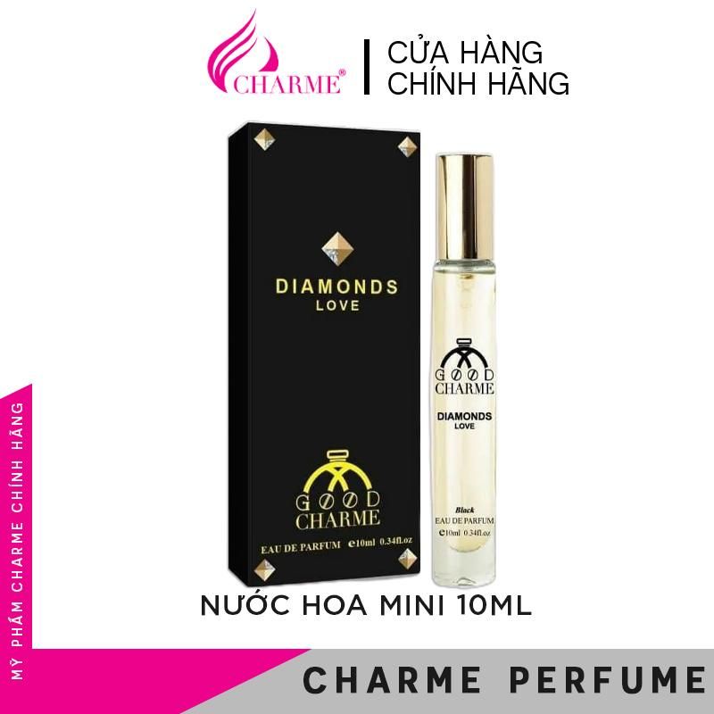 Nước Hoa Nam Good Charme Diamonds Love Black 10ml Chính Hãng