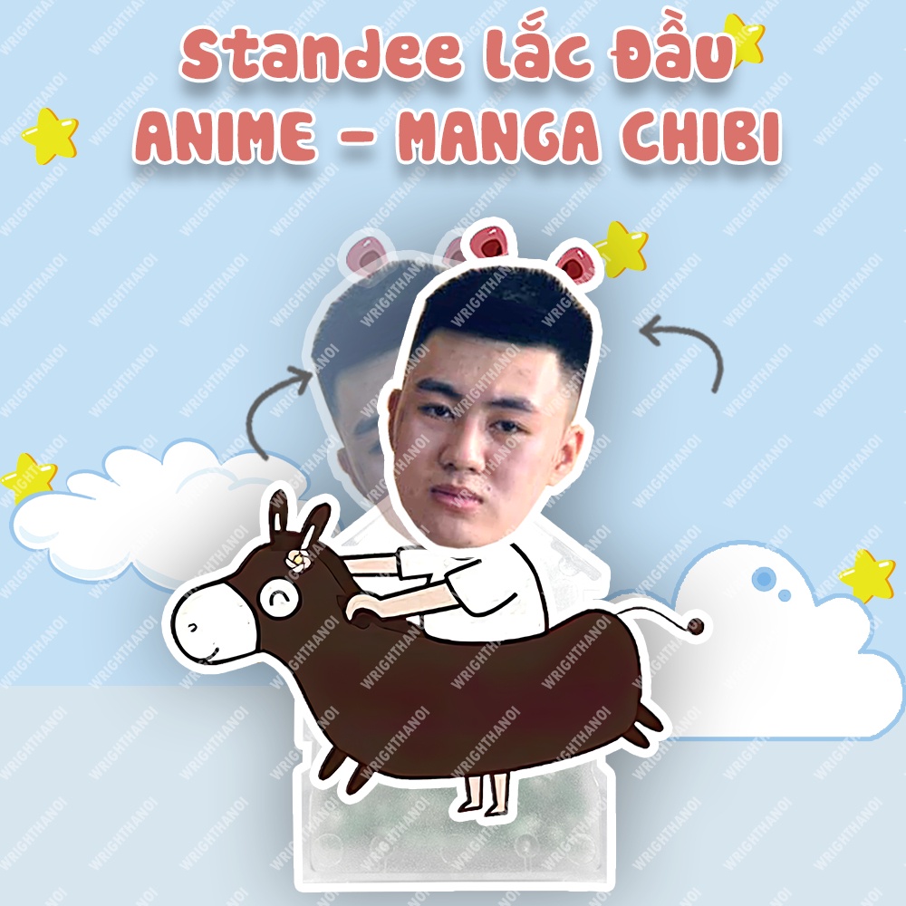 Standee Lắc Đầu Ghép Mặt Chibi Nhân Vật Hoạt Hình Phim Ảnh Trung Quốc Hàn Quốc In Theo Yêu Cầu 2