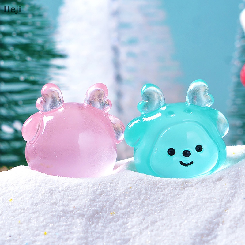 Bộ 5 Đèn Chiếu Sáng mini Hình Tuần Lộc Giáng Sinh Trang Trí Nhà Cửa / Xe Hơi