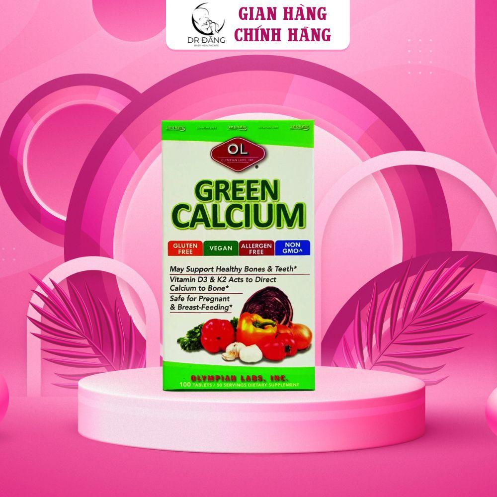 Canxi hữu cơ Green Calcium 100 viên