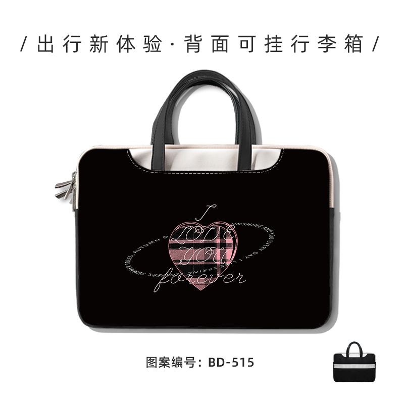 Túi Da pu Đựng laptop Chống Sốc Chống Thấm Nước Họa Tiết Hoạt Hình Cho Nam Và Nữ 13.3 14.1 15 15.6 16.1 17.3inch