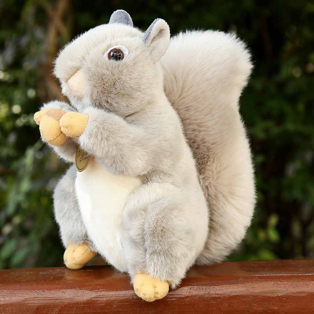 Simulation squirrel plush toy is an ideal gift for Christmas, New Year, Thanksgiving, and birthdays