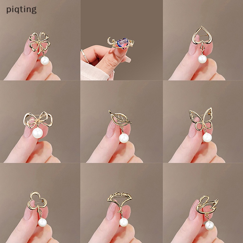 Piqt Ghim Cài Áo Hình Hoa Bướm Chim Đáng Yêu Thời Trang Cho Nữ