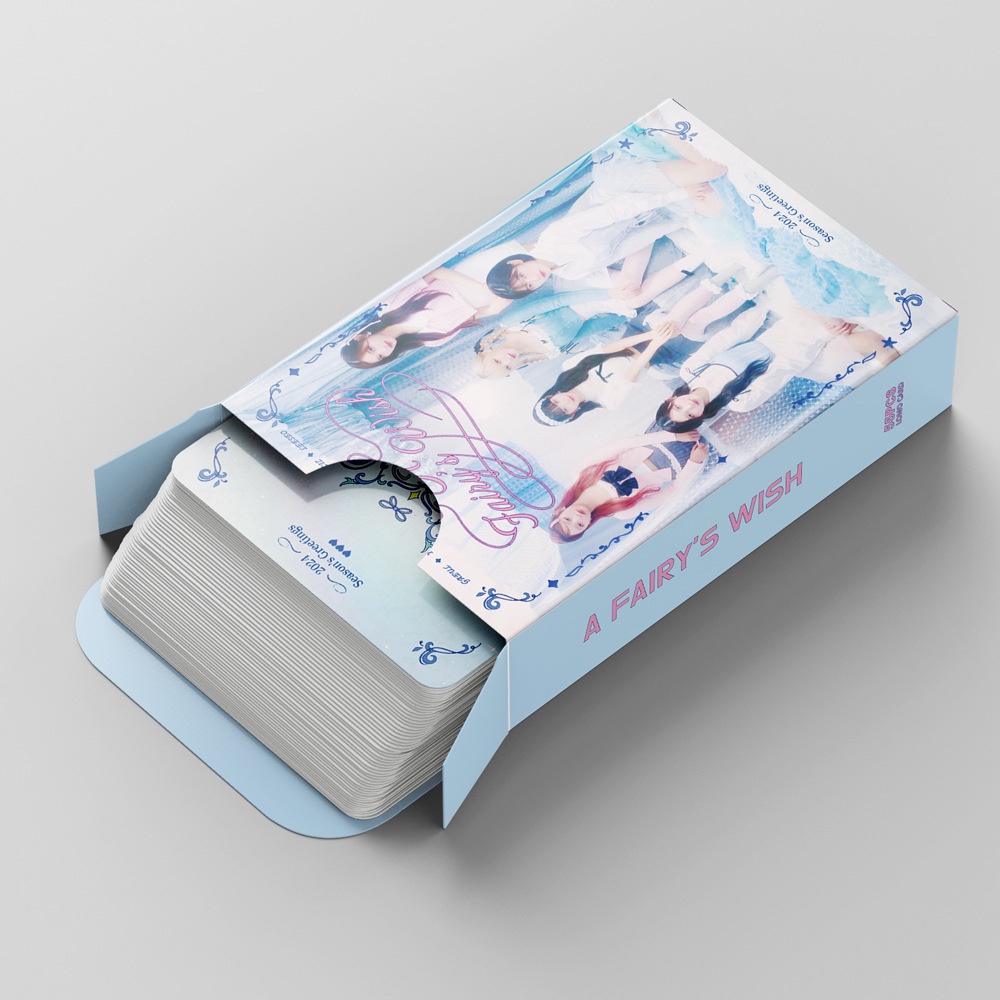 IVE Album 2024  A Fairy's Wish Photocard Lomo Card Postcard 55 chiếc / hộp