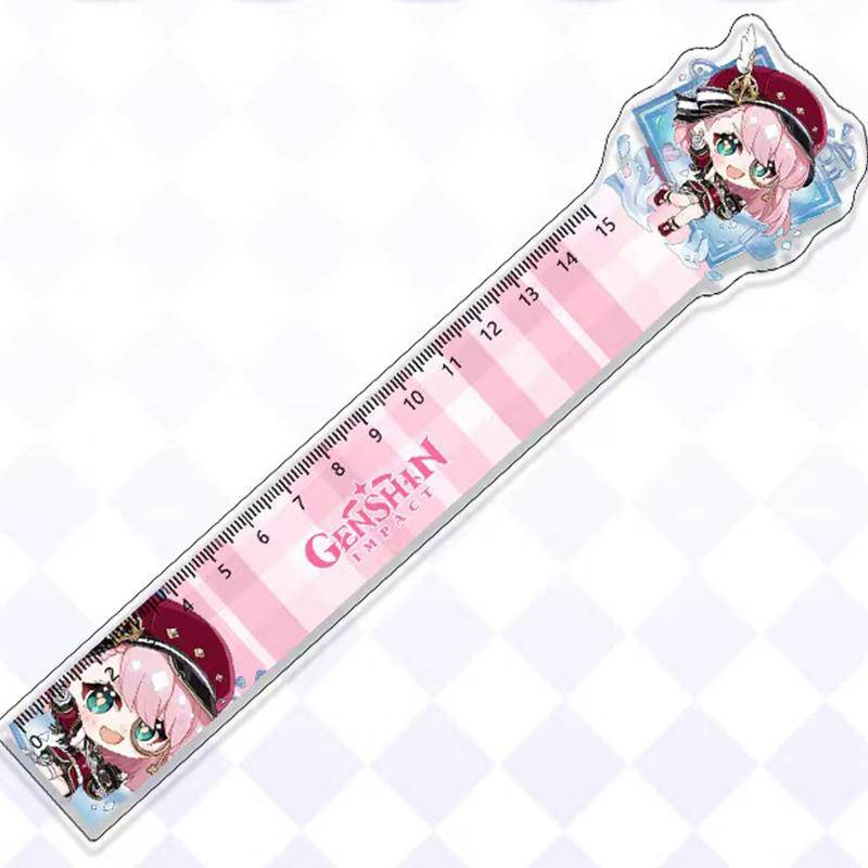 Genshin Tác Động 15cm Dễ Thương Bọt Xốp Thẳng Đo Lường Chơi game furina Ghi Chú neuvillette charlotte hu tao nahida Kaizuha Làm Quà Tặng Văn Phòng Phẩm Văn Phòng Phẩm