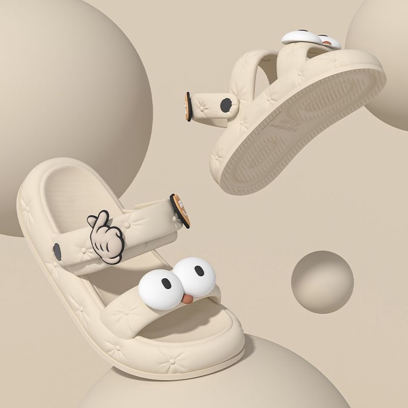 Dép Nữ Cute Dép Sandal Đế Dày Chống Trượt Thời Trang Mùa Hè