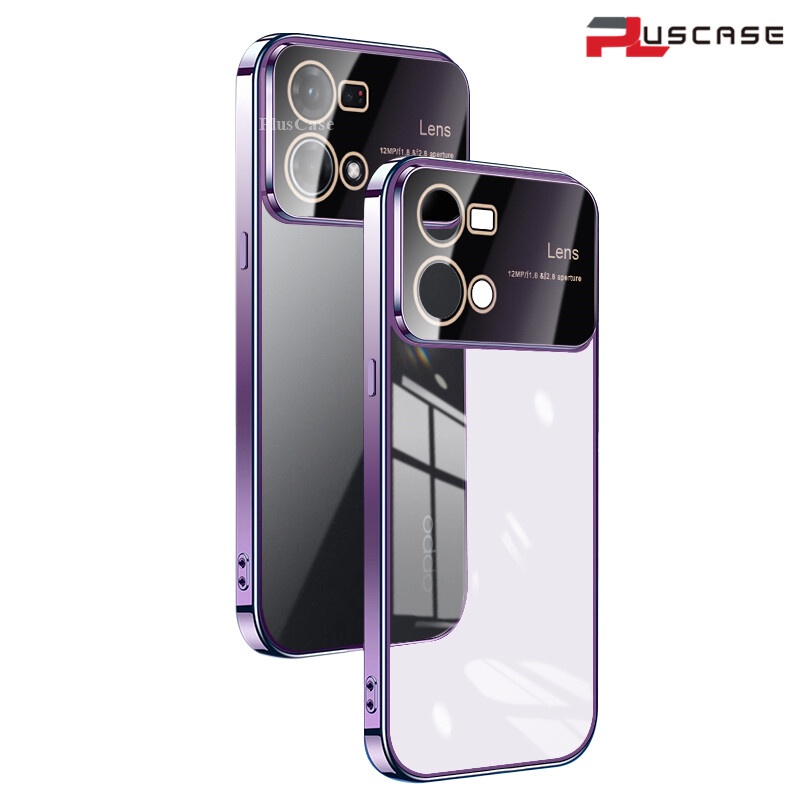 Plus Ốp Điện Thoại Mềm Siêu Mỏng Mạ Điện Cho oppo reno8 4g reno7 4g