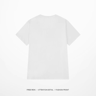 Áo thun nữ form rộng Guguno cotton cổ tròn in basic (A)