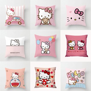 Vỏ gối hai mặt hình hello kitty đáng yêu dành cho bé gái