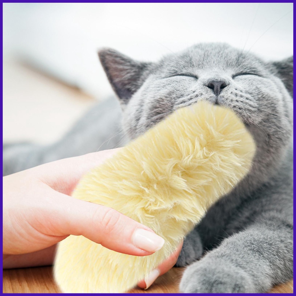 Đồ Chơi Nhồi Bông Mềm Mại Có Âm Thanh Vui Nhộn Cho Mèo Cưng