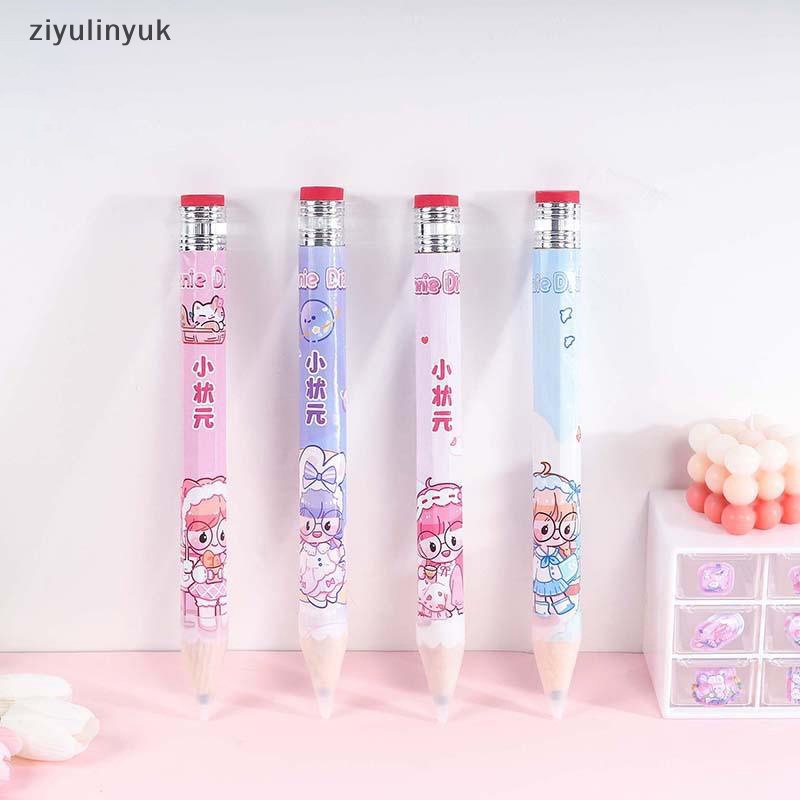 Ziyulinyuk Bút Chì Khổng Lồ Kèm Gôm Tẩy Dành Cho Học Sinh / Họa Sĩ