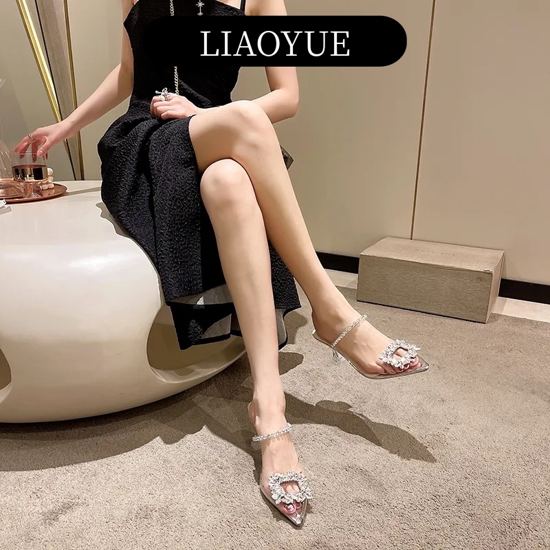 LIAOYUE dép đế cao 2023 NEW giày  nữ  Lịch sự Thời thượng Bảnh bao Tự nhiên 01208