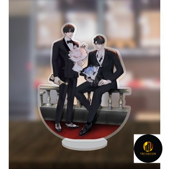 Mô hình Standee PAYBACK BL anime chibi tượng acrylic mica trong tượng trang trí độc đáo