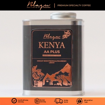Cà Phê Blagu Hạt Đã Rang Kenya AA Plus | Dòng Cà Phê Đặc Sản | 100% Arabica - SL28 | Light Medium 250g