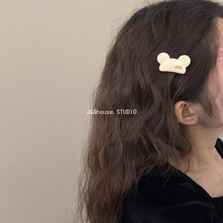 Kf720 Cô gái Hàn Quốc siêu dễ thương acetate tai cá sấu kẹp tóc phụ kiện phụ nữ