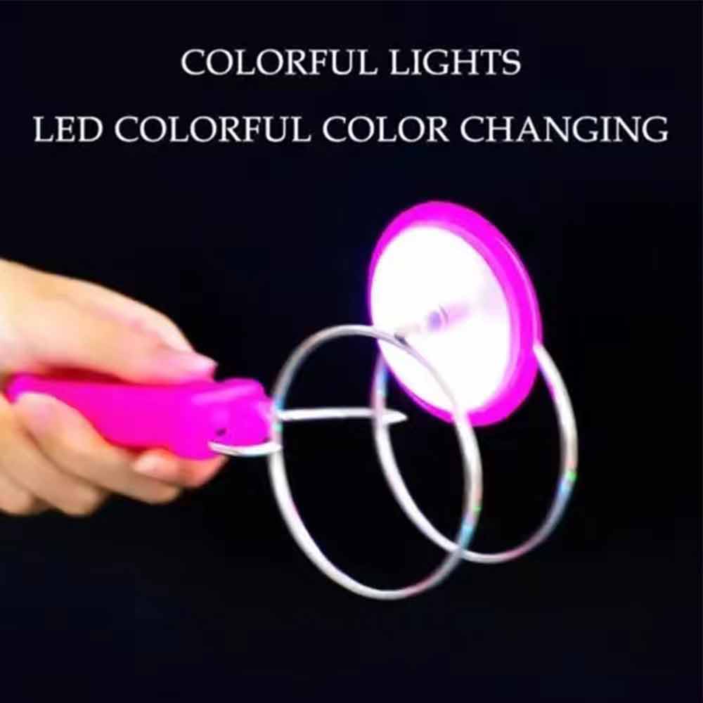 Magic Flying Glow Toy LED Light Rotating Track Toy
