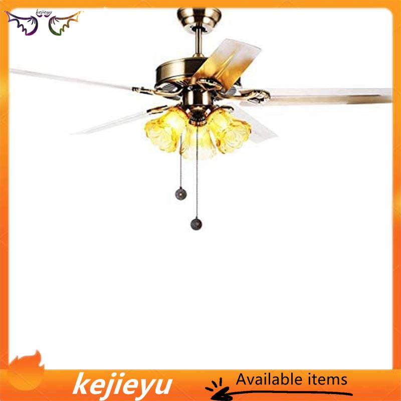 Bộ 2 Dây Kéo Quạt Trần Dạng Chuỗi Hạt Tròn Họa Tiết Mặt Trời Và Mặt Trăng Bằng Đồng