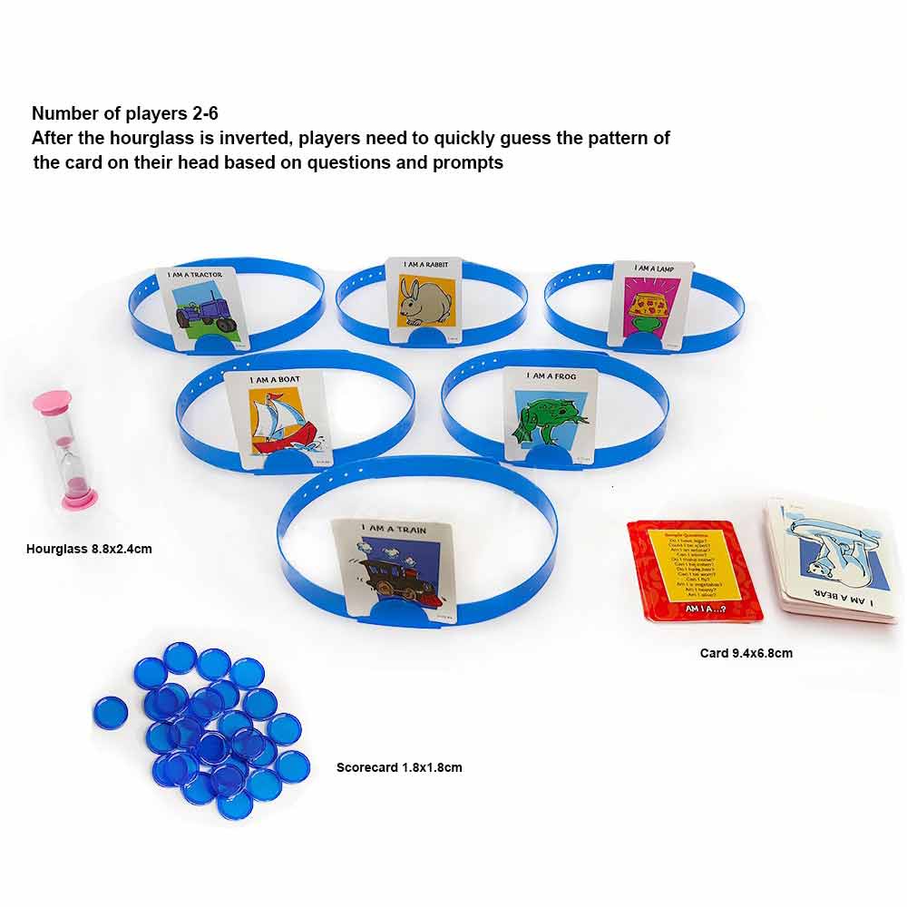 The Quick Question Game of What Am I Family Party Board Game Toys for Boys Girls Kids