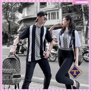 Áo thun cotton su form rộng tay lỡ