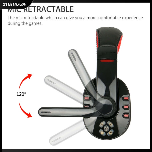 Tai Nghe Chụp Tai bluetooth Không Dây Kèm mic Đèn led Chuyên Dụng Cho xbox pc ps4
