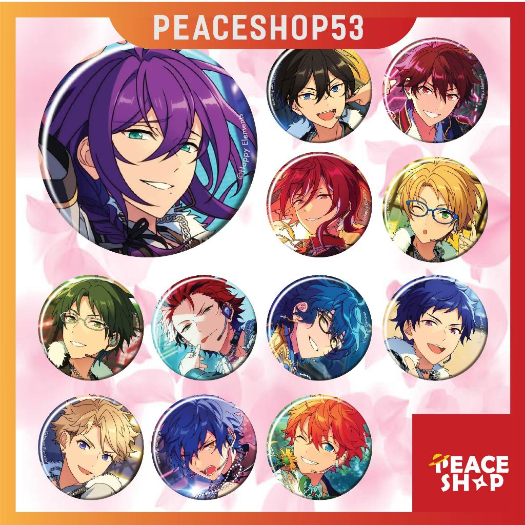 Huy hiệu Ensemble Stars! Lấp Lánh Huy Hiệu Anime Manga Game Ensemble Star Phụ Kiện Ver 1 HH74
