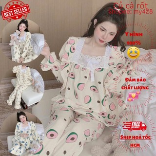 Bộ đũi tiểu thư viền bèo ren babydoll cực xinh