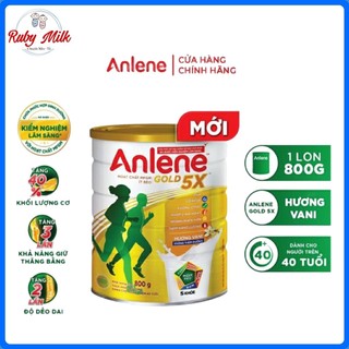 Sữa bột Anlene Gold 5X hương vani lon 800g