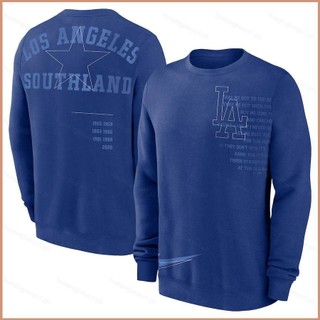 Áo thun bóng chày tay dài mlb los angeles dodgers