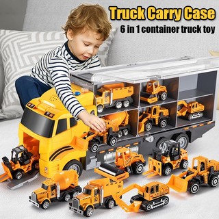 Set 6 mô hình xe cảnh sát / cứu hỏa / xe cứu hỏa đồ chơi mini cho bé