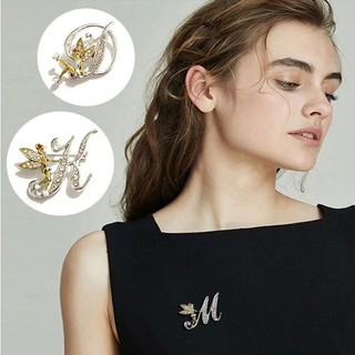 Ghim cài áo hình thiên thần đính đá pha lê sang trọng