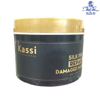 Kem ủ hấp dầu tóc phục hồi hư tổn Kassi Silk Pro Repair Damaged Hair 300ml