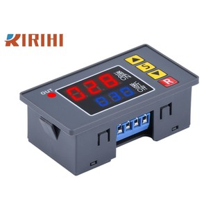 Ririhi t3231 dc12v dc24v ac110-220v công tắc rơle trễ thời gian kỹ thuật số màn hình led công tắc điều khiển thời gian chu kỳ rơle thời gian có thể điều chỉnh