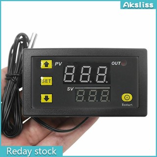 Bộ điều khiển nhiệt độ kỹ thuật số aks dc 12v-220v w3230
