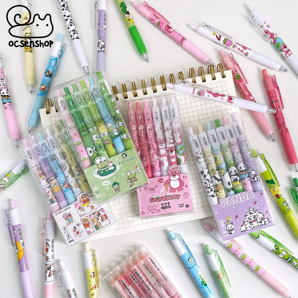 Set bút bi Cartoon (6c)