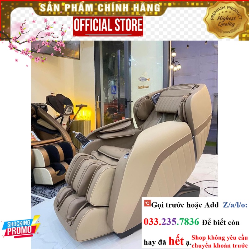 Ghế massage toàn thân OKINAWA OS900 công nghệ 4D MAX P&G