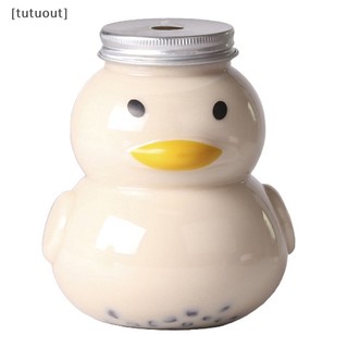 Bình Đựng Nước 500ML Hình Vịt Dễ Thương