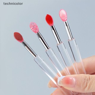 Giảm giá 1 cọ silicone thoa son dưỡng môi với cốc hút chống bụi