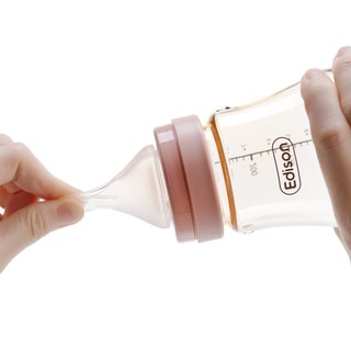 Bình sữa PPSU Edison 240ml - Hồng
