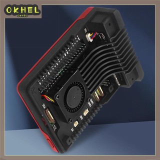 Ốp bảo vệ máy tính bảng kèm quạt tản nhiệt argon neo 5 pwm chuyên dụng cho raspberry pi 5