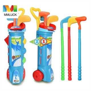 Bộ đồ chơi đánh golf bằng nhựa mini nhiều màu dành cho trẻ em