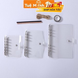 Bìa sổ còng nhựa dẻo A5/ B5 dễ dàng refill giấy tặng kèm thước kẻ sổ còng P09 (đọc kỹ lưu ý)