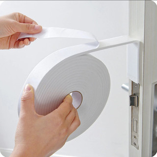 Cuộn băng keo xốp hai mặt màu trắng siêu chắc dài 3m dùng trang trí nhà cửa / văn phòng / xe hơi