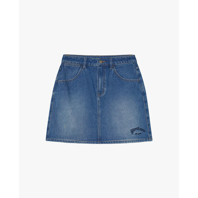 MLB - Chân váy denim phom chữ A mini Varsity Culsive_3FDSV0144-50INS