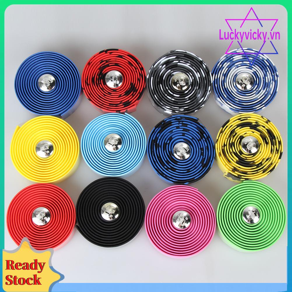 Bộ 2 Băng Quấn Tay Lái Xe Đạp Kèm Phích Cắm Cuối