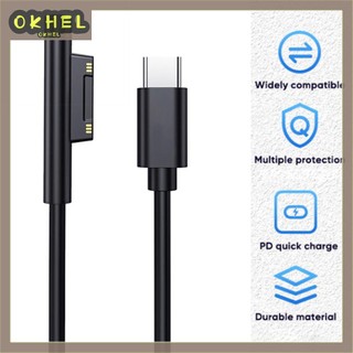 Dây Cáp Sạc Nhanh usb c pd Cho microsoft surface pro 7 6 5 4