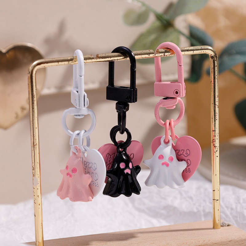 Dễ Thương Móc Chìa Khóa Xe Hơi Hình Ma Quỷ Đáng Yêu