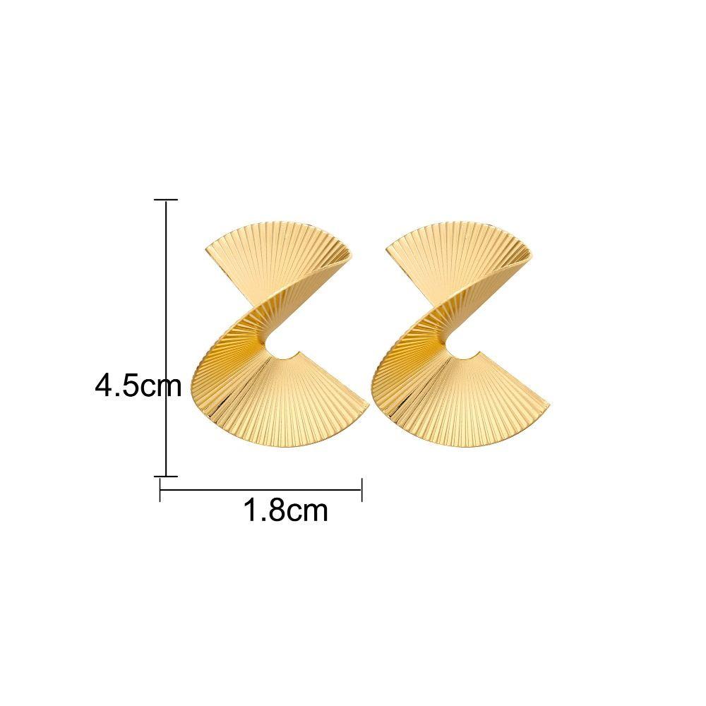 Khuyên Tai Hình Bướm / Lá / Cánh Quạt Xoắn Ốc Phong Cách punk Âu Mỹ Thời Trang Cho Nữ