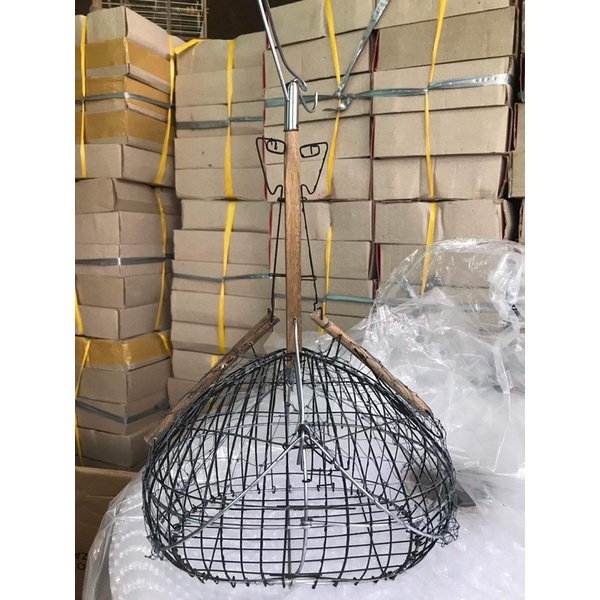 Lồng sắt bẫy sắt chim chào mào và vành khuyên chất liệu sắt cứng cáp siêu nhạy bén và an toàn